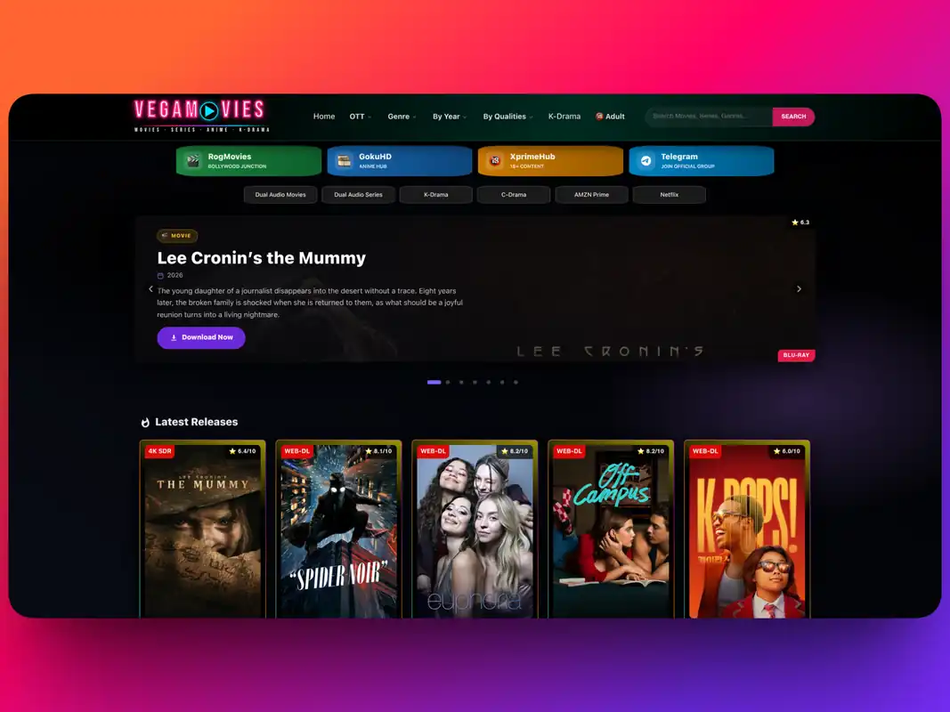 Vegamovies Download Free Movies